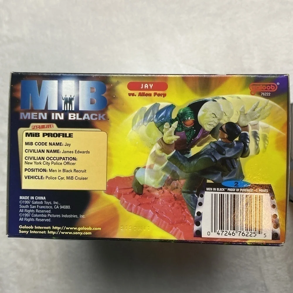 Men in Black MIB Body Slam Jay vs Alien Perp & Mikey Exp.Body Vintage